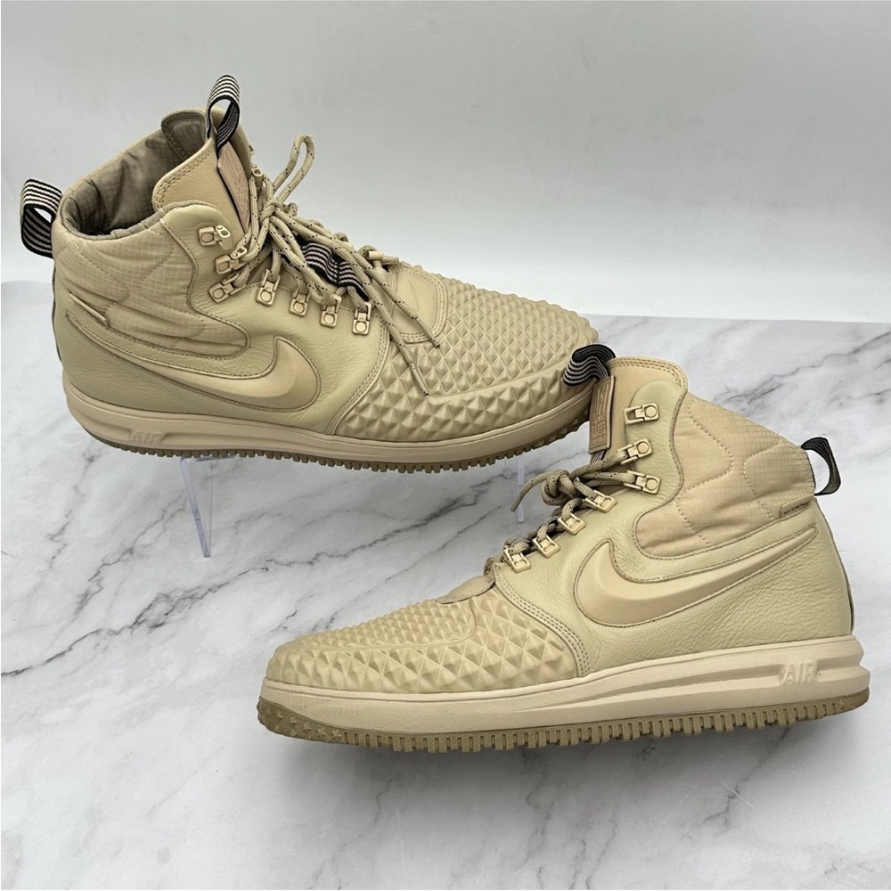 Nike AF1 Duck Boot 2017 Mens Size 15 Watershield Linen-Khaki Beige 916682-201